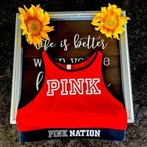 Pink nation Victoria Secret sports bra… medium